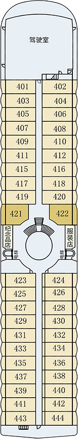 Fourth floor driving deck